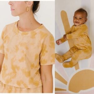 MATCHING MOMMY & ME SET Bohemian Mama cropped top & onesie